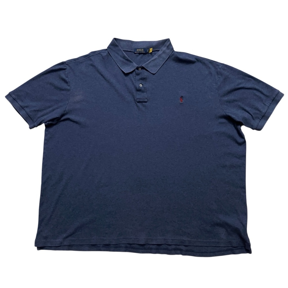 Polo Ralph Lauren Polo Shirt Mens Size 4XLT Short Sleeve Pony Logo Blue